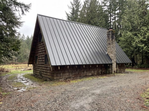After — A new metal roof done in two days.